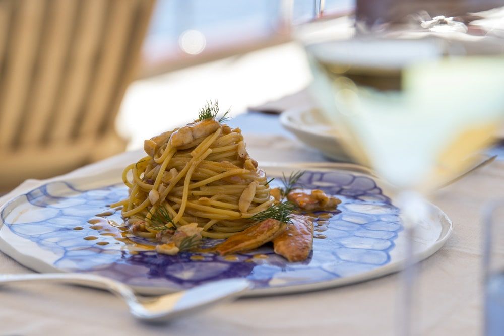 Satori Yacht dining
