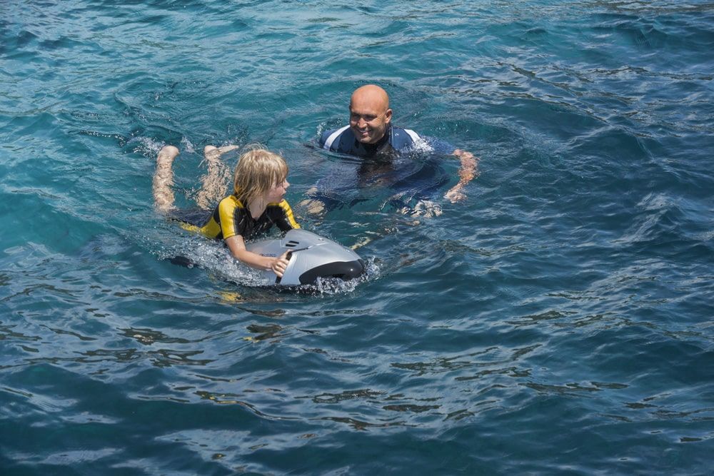 Satori Yacht - swimming