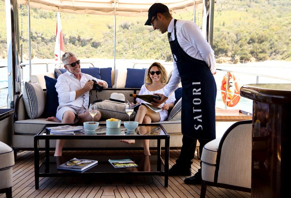 Satori Yacht deck