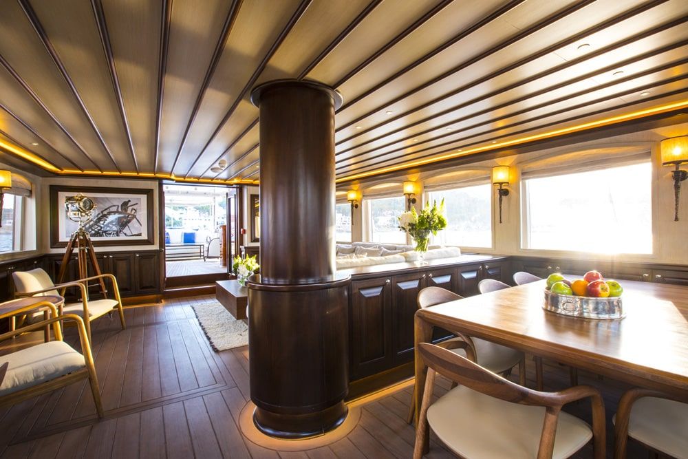 Satori Yacht dining